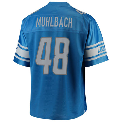 Detroit Lions Don Muhlbach Big Tall NFL jersey front view