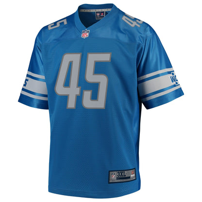 Detroit Lions Charles Washington Big Tall NFL jersey front view