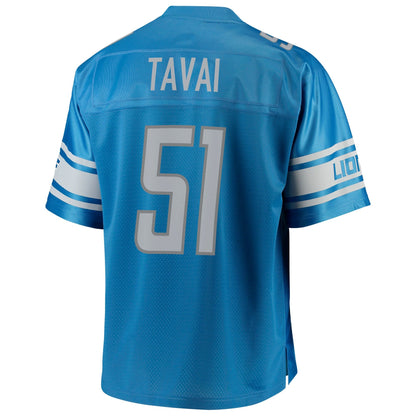 Detroit Lions Jahlani Tavai Big Tall NFL jersey front view