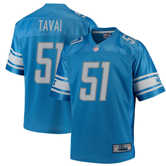 Detroit Lions Jahlani Tavai Big Tall NFL jersey front view