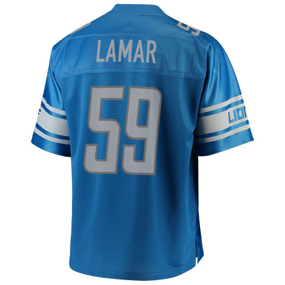 Detroit Lions Tre Lamar Big Tall NFL jersey front view