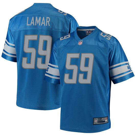 Detroit Lions Tre Lamar Big Tall NFL jersey front view