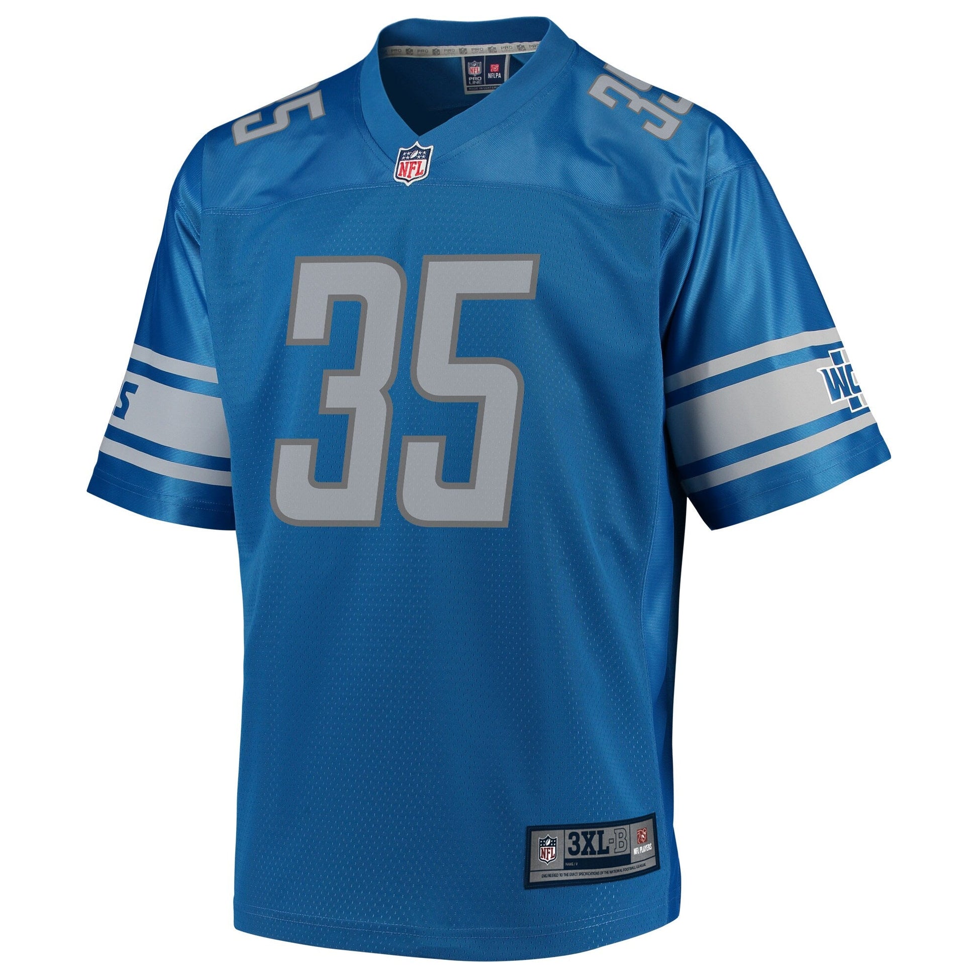 Detroit Lions Miles Killebrew Big Tall NFL jersey front view