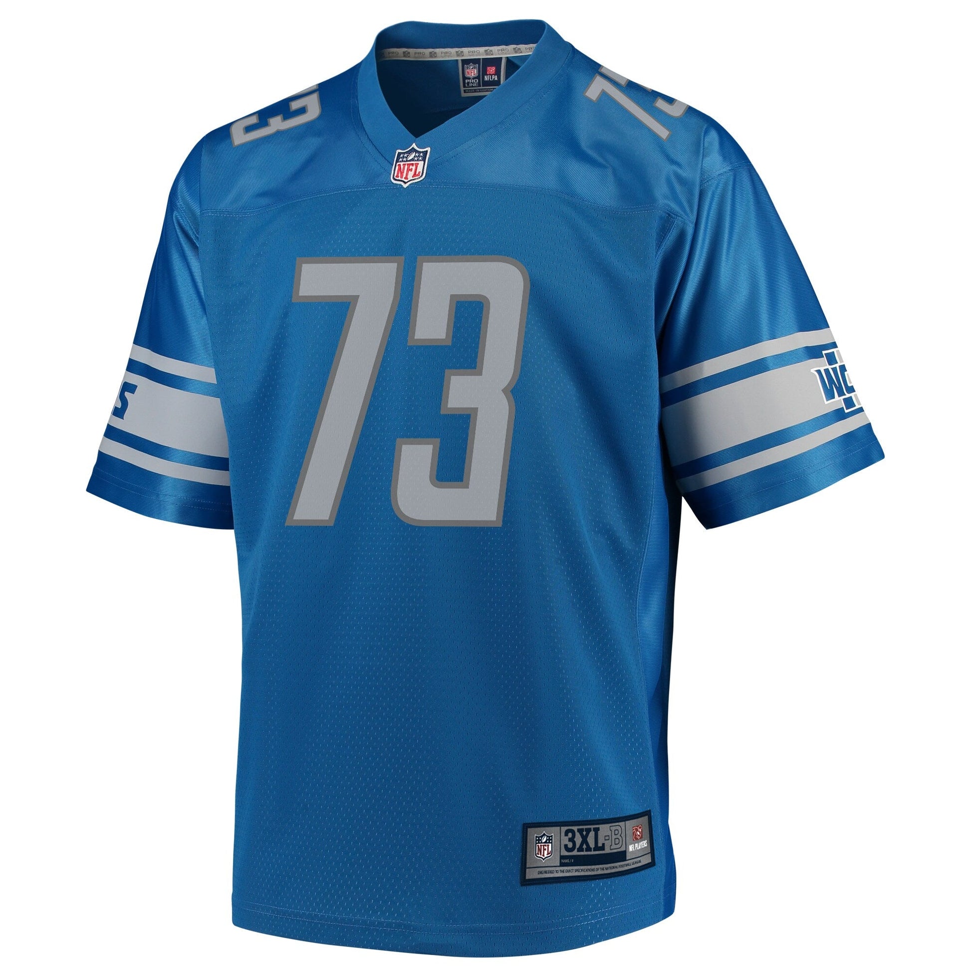 Detroit Lions Micah St Andrew Big Tall NFL jersey front view