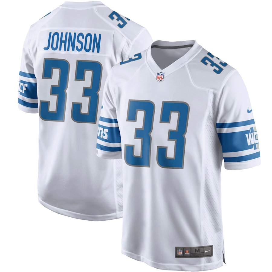 Detroit Lions Kerryon Johnson NFL jersey front view