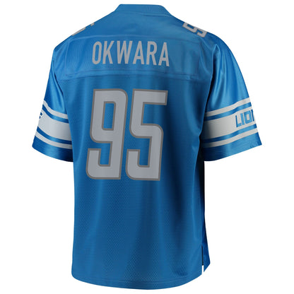 Detroit Lions Romeo Okwara Big Tall NFL jersey front view