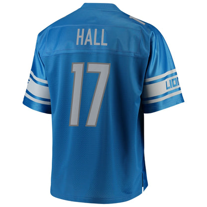 Detroit Lions Marvin Hall Big Tall NFL jersey front view