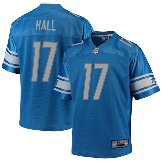 Detroit Lions Marvin Hall Big Tall NFL jersey front view
