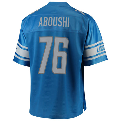 Detroit Lions Oday Aboushi Big Tall NFL jersey front view