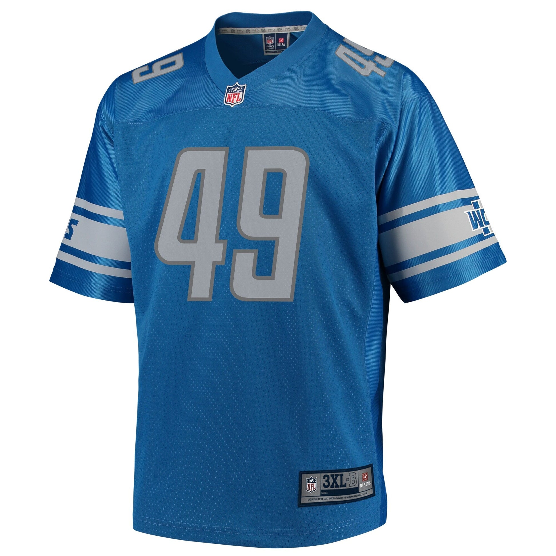 Detroit Lions Cj Moore Big Tall NFL jersey front view