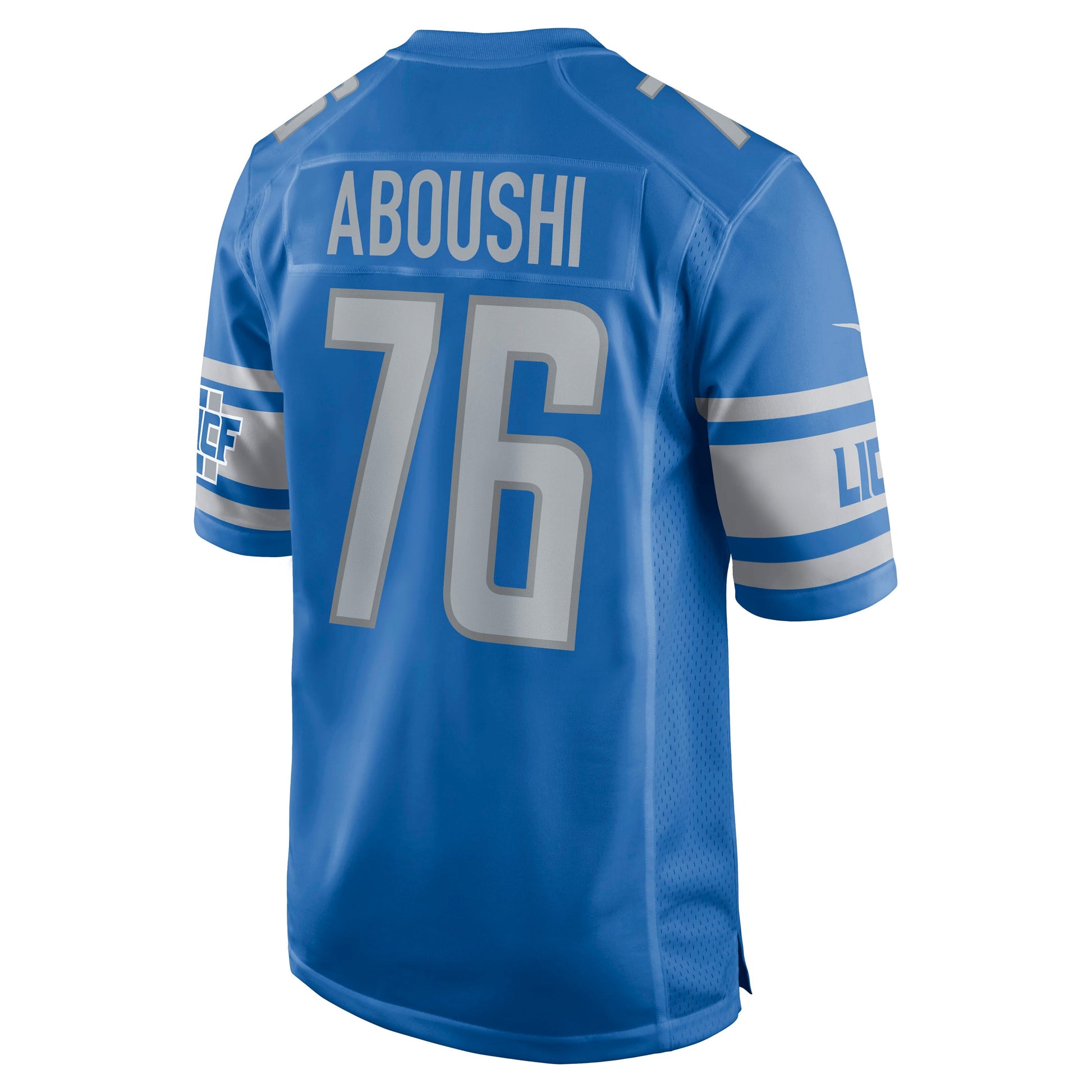 Detroit Lions Oday Aboushi NFL jersey front view