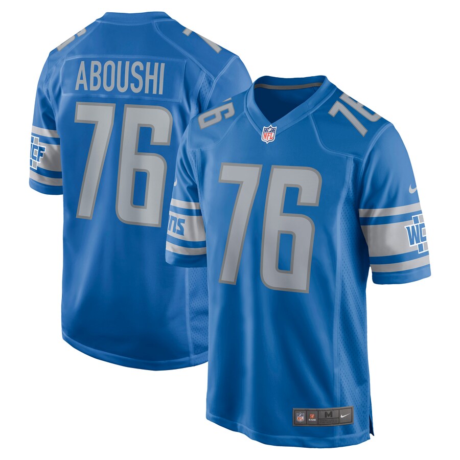 Detroit Lions Oday Aboushi NFL jersey front view