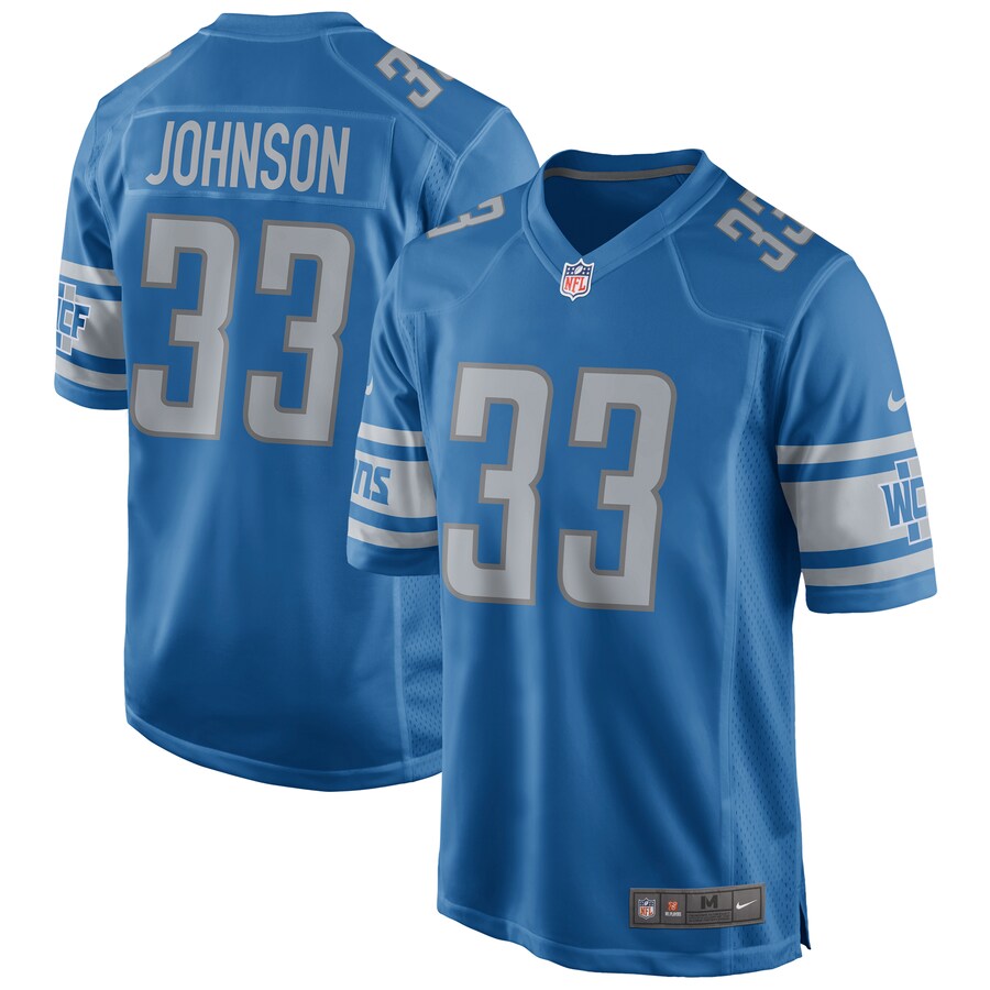 Detroit Lions Kerryon Johnson NFL jersey front view