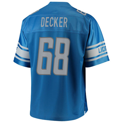 Detroit Lions Taylor Decker Big Tall NFL jersey front view