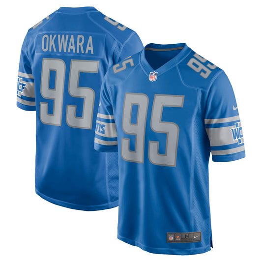 Detroit Lions Romeo Okwara NFL jersey front view