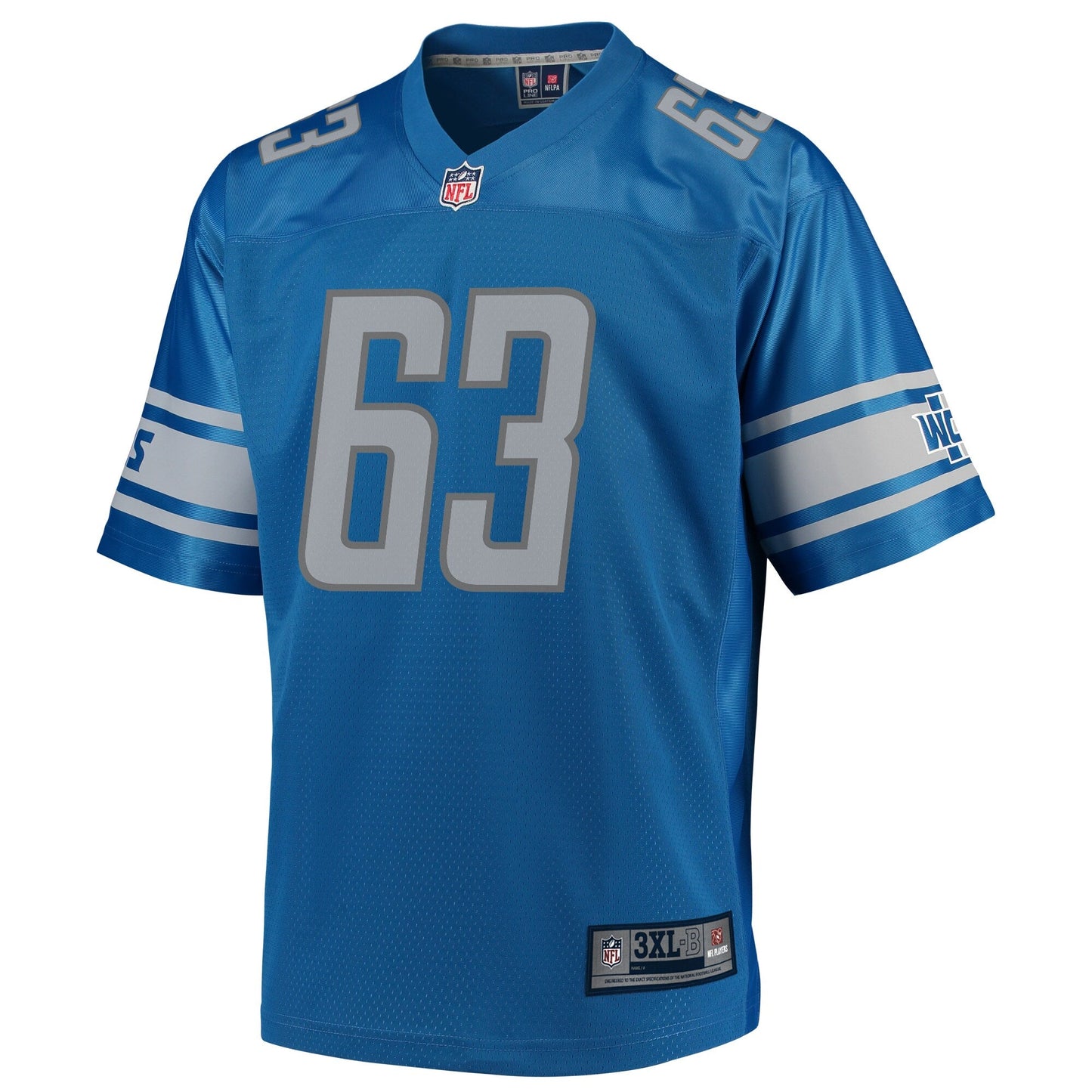 Detroit Lions Beau Benzschawel Big Tall NFL jersey front view
