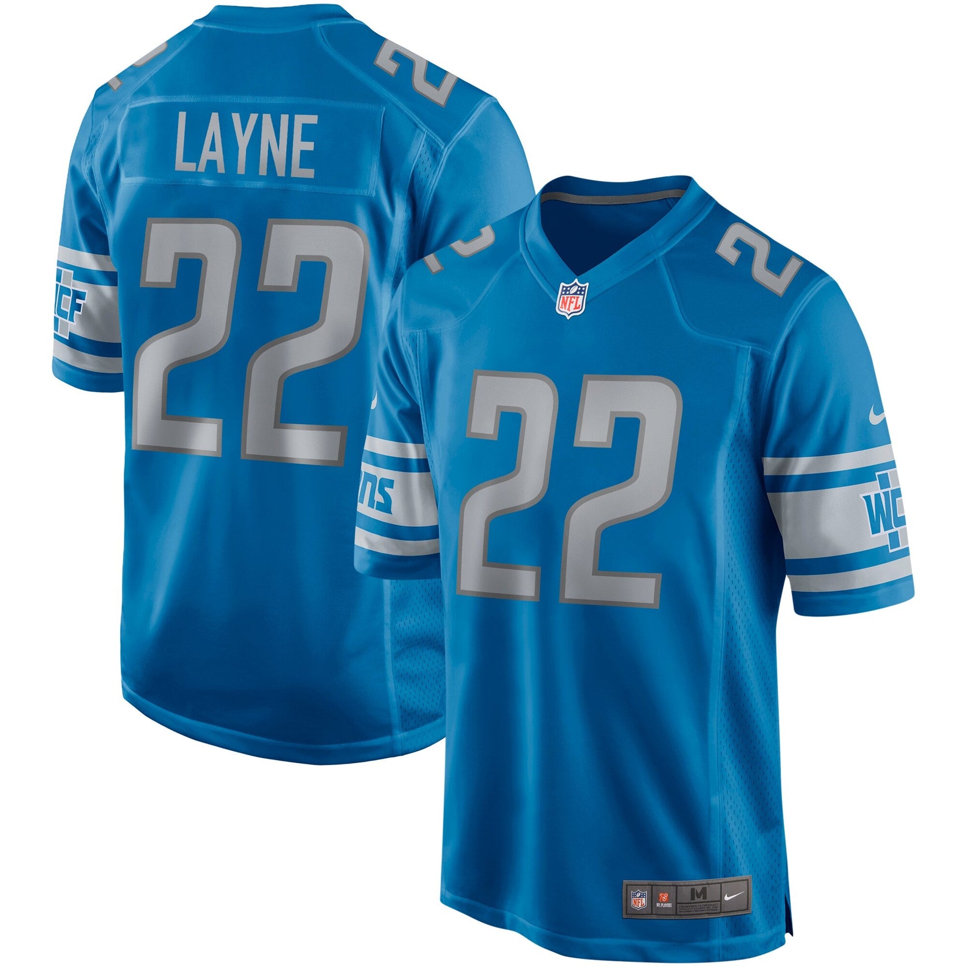 Detroit Lions Bobby Layne NFL jersey front view