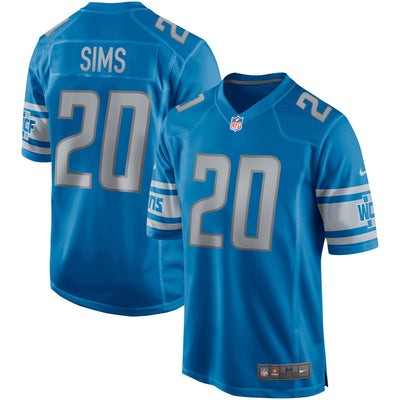Detroit Lions Billy Sims NFL jersey front view