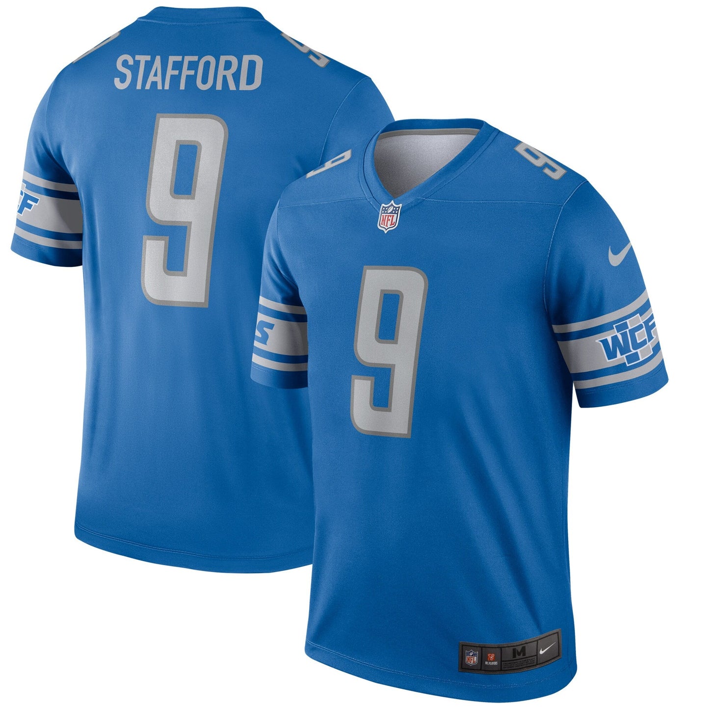 Detroit Lions Matthew Stafford Legend NFL jersey front view