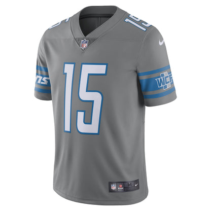 Detroit Lions Golden Tate Steel NFL jersey front view