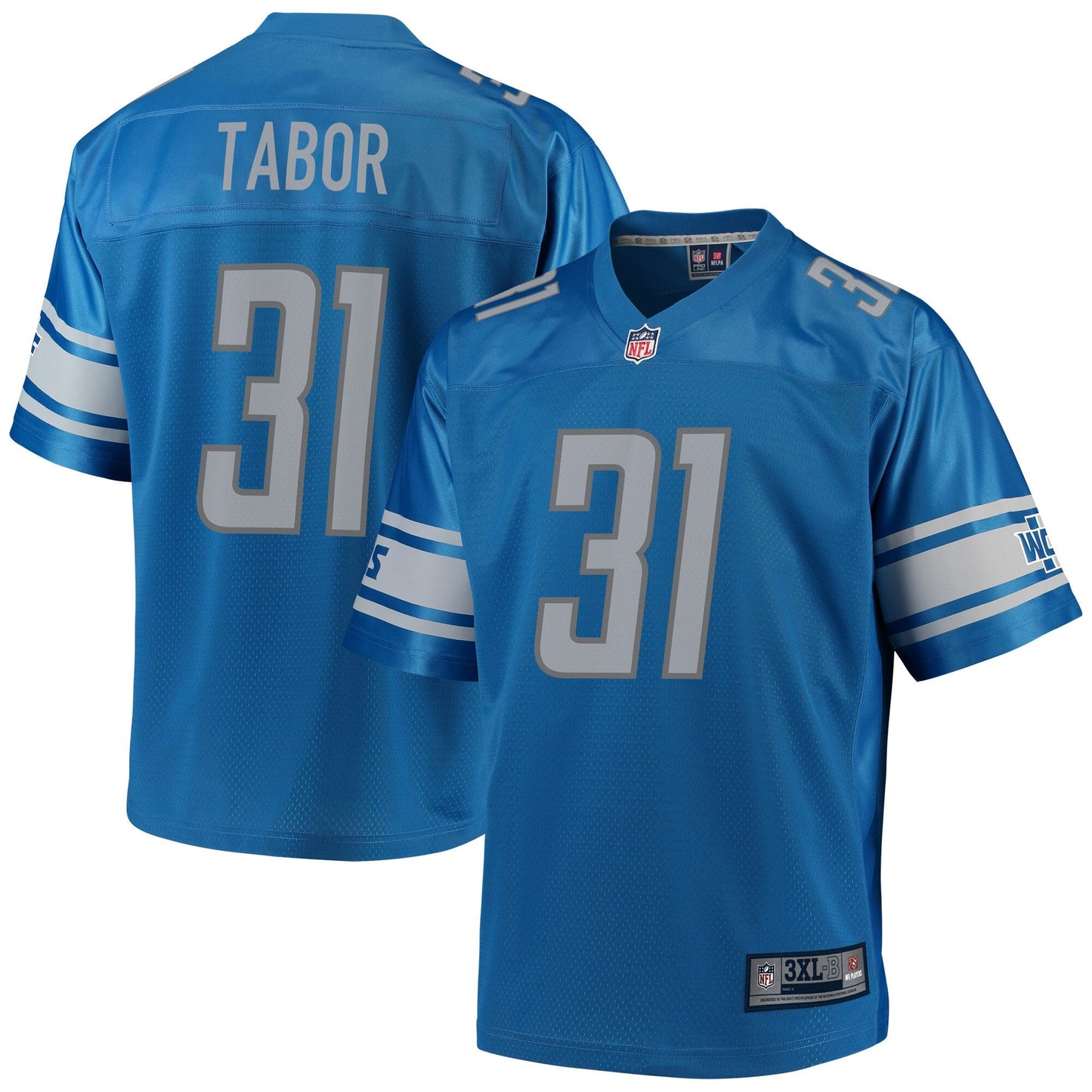 Detroit Lions Teez Tabor Big Tall NFL jersey front view