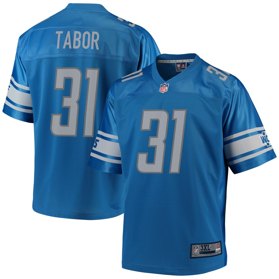 Detroit Lions Teez Tabor Big Tall NFL jersey front view