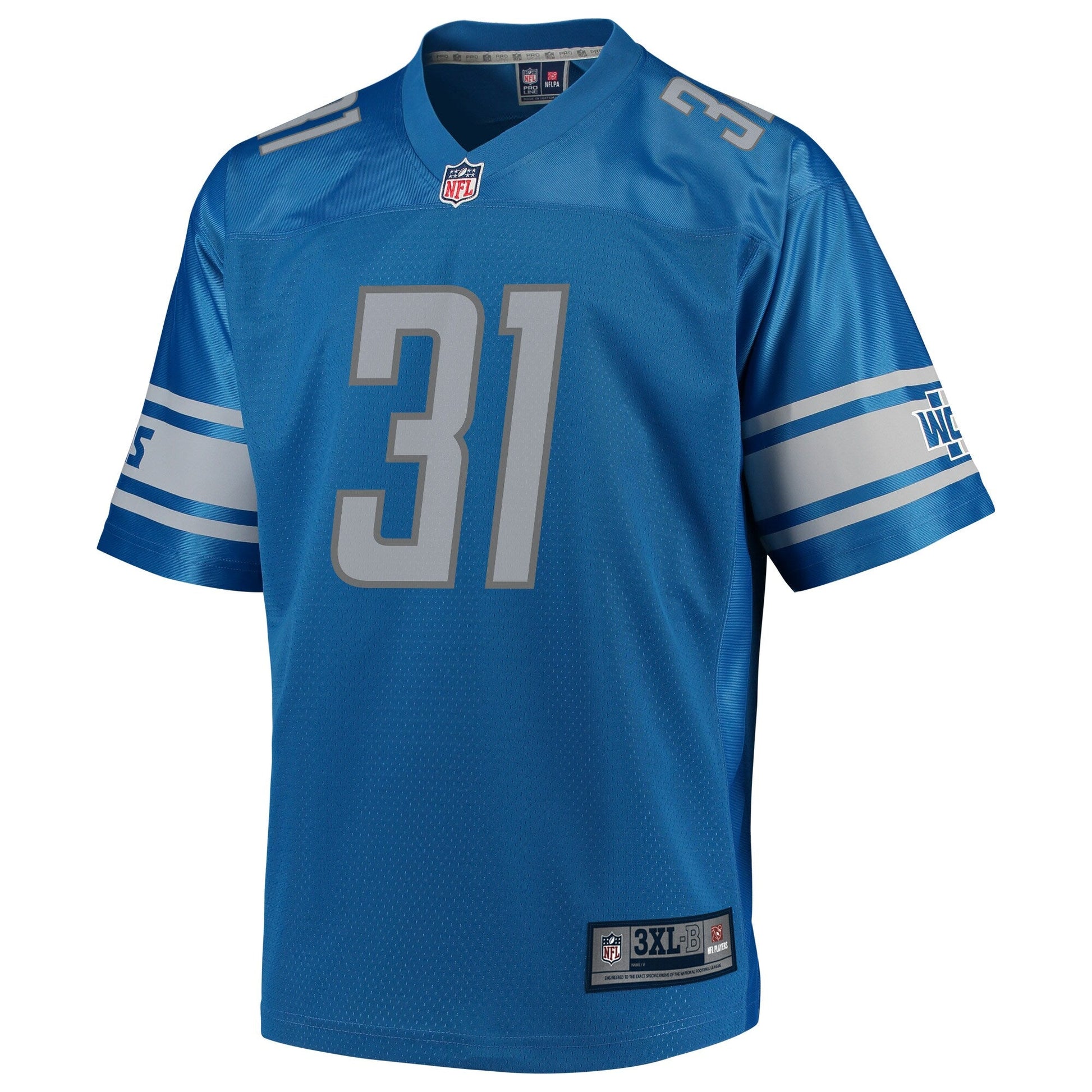 Detroit Lions Teez Tabor Big Tall NFL jersey front view