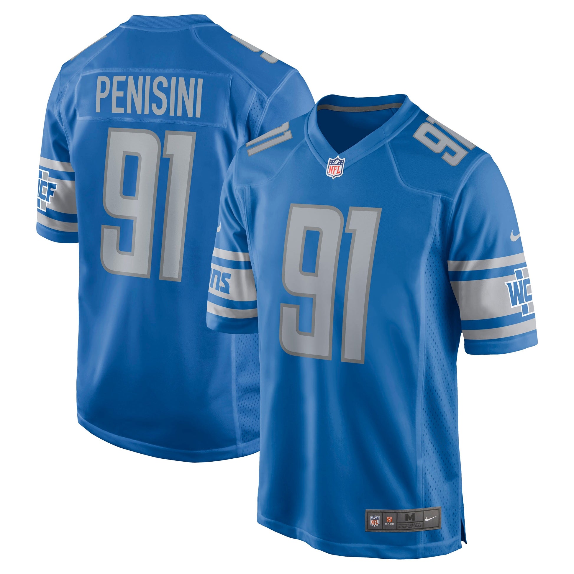 Detroit Lions John Penisini NFL jersey front view