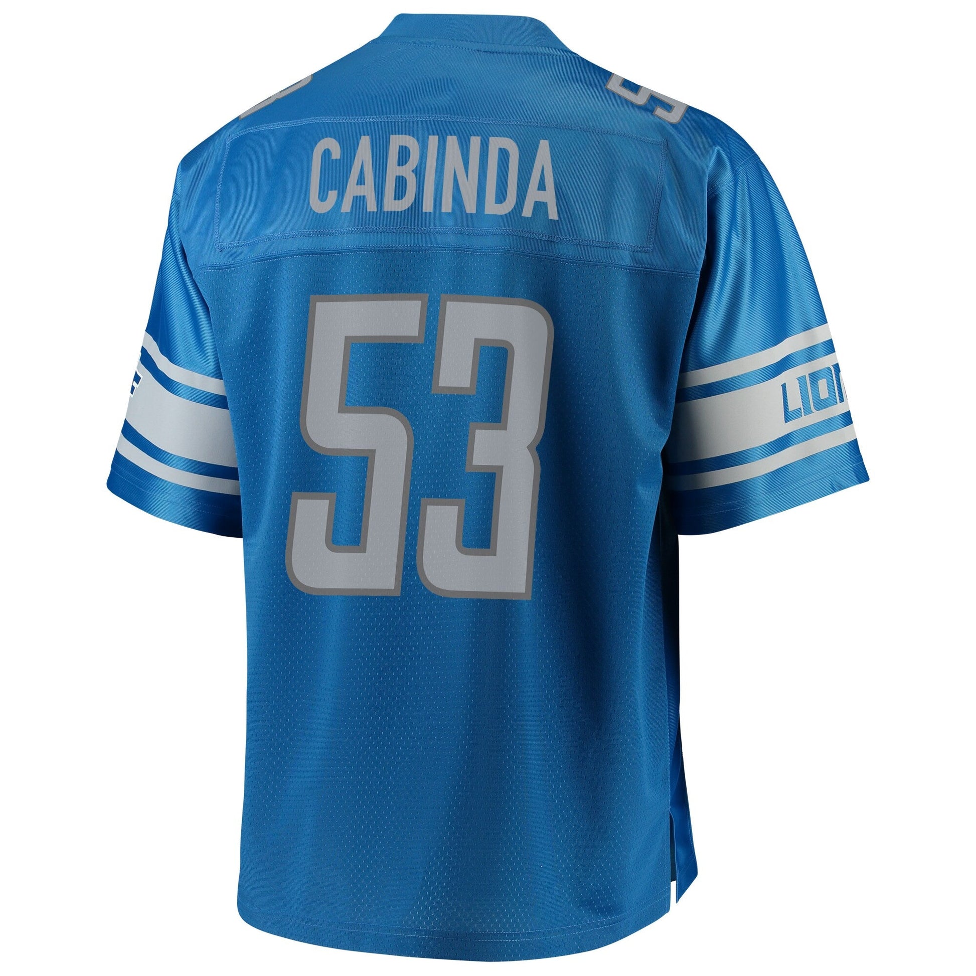Detroit Lions Jason Cabinda Big Tall NFL jersey front view