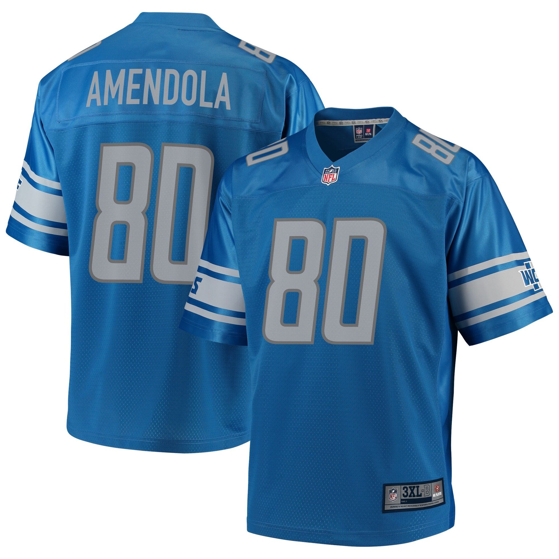Detroit Lions Danny Adola Big Tall NFL jersey front view