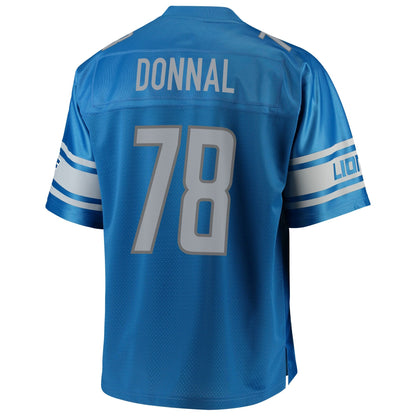 Detroit Lions Andrew Donnal Big Tall NFL jersey front view