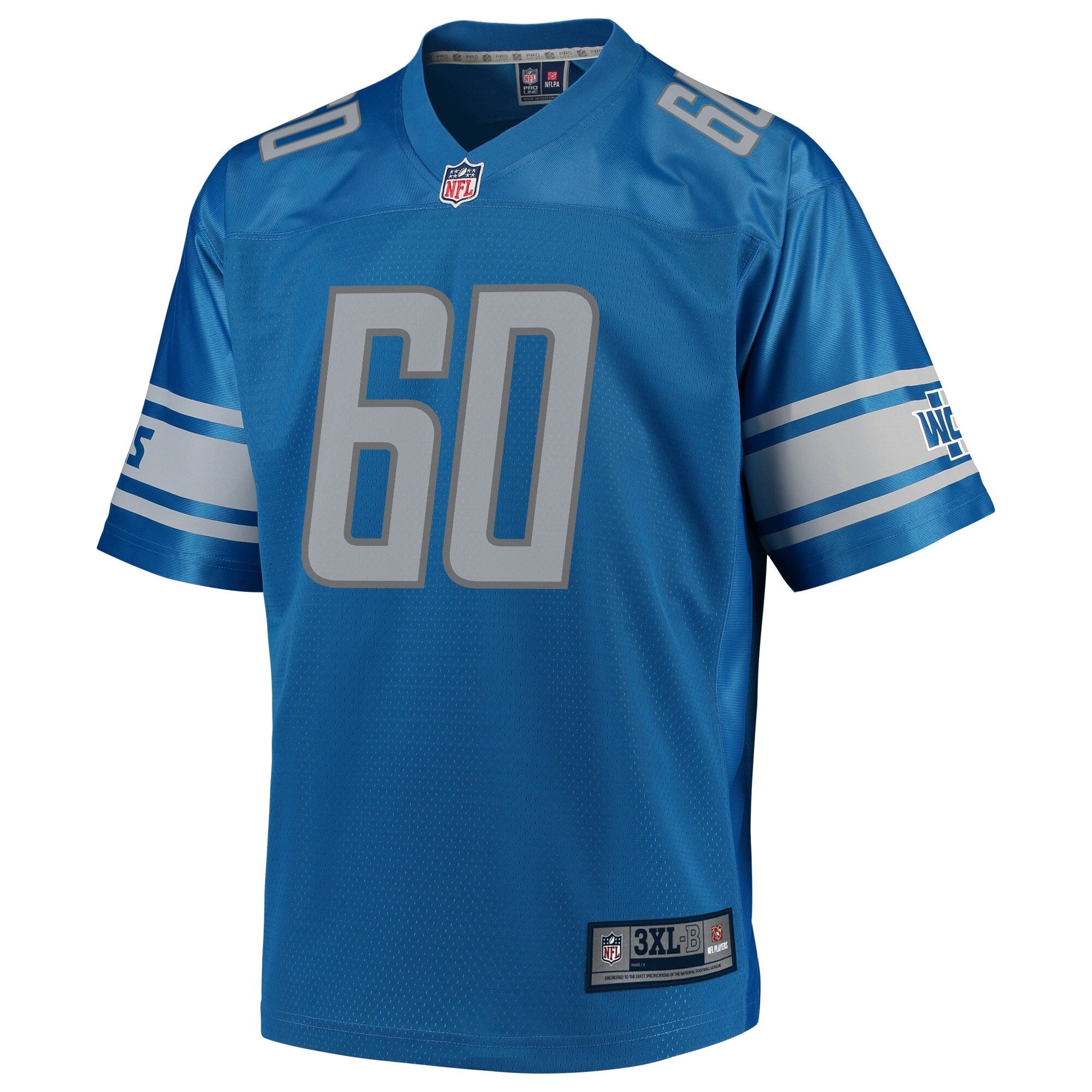 Detroit Lions Graham Glasgow Big Tall NFL jersey front view