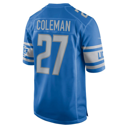 Detroit Lions Justin Coleman NFL jersey front view