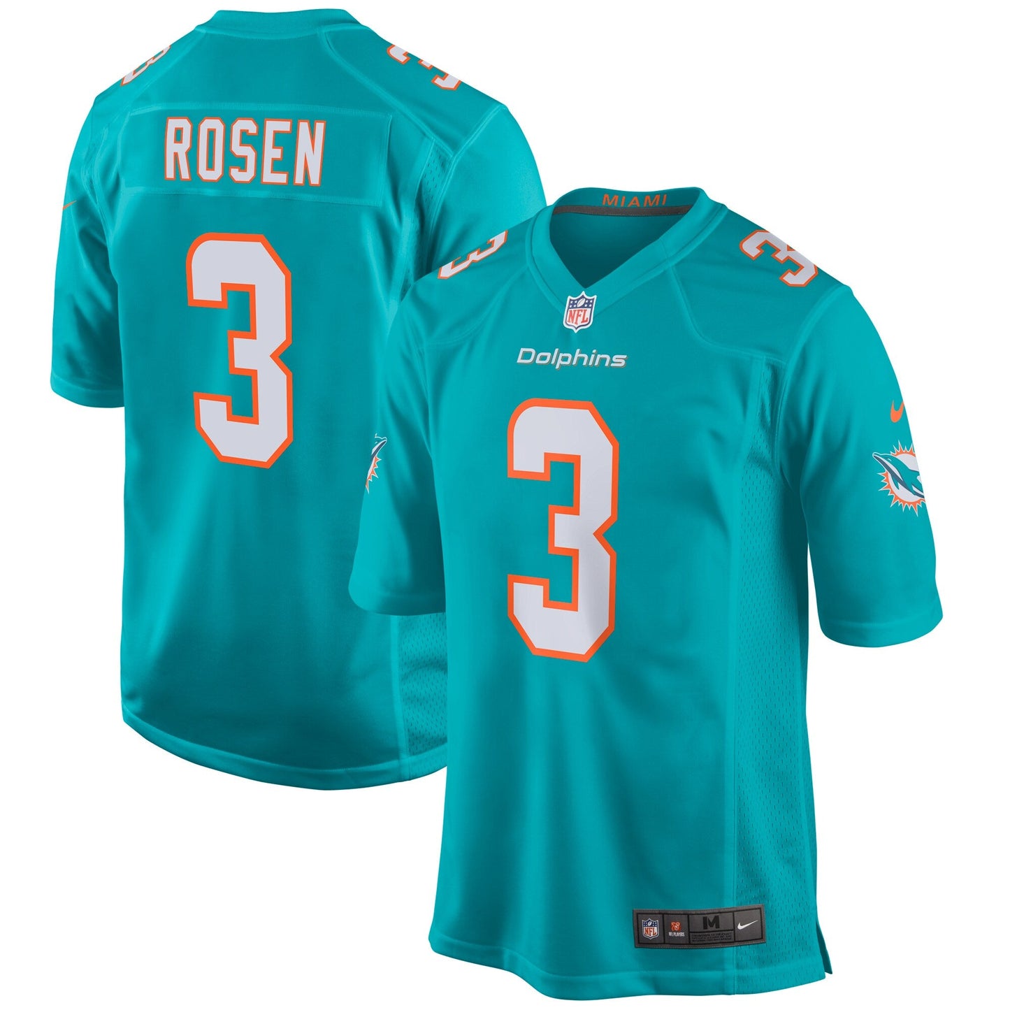 Miami Dolphins Josh Rosen NFL jersey front view