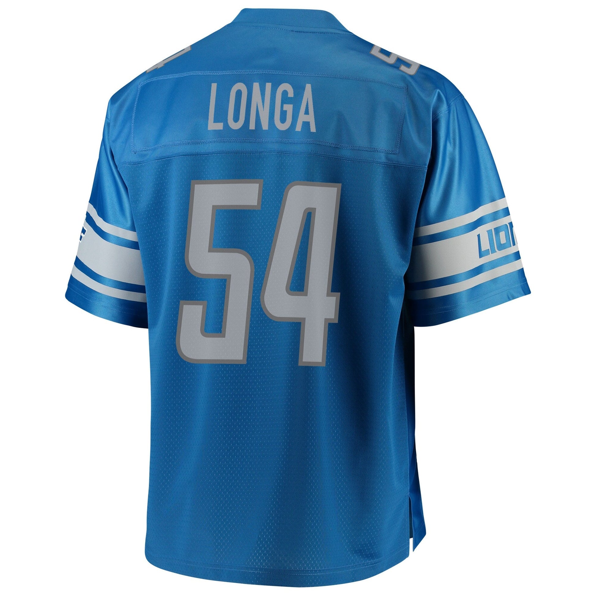 Detroit Lions Steve Longa Big Tall NFL jersey front view