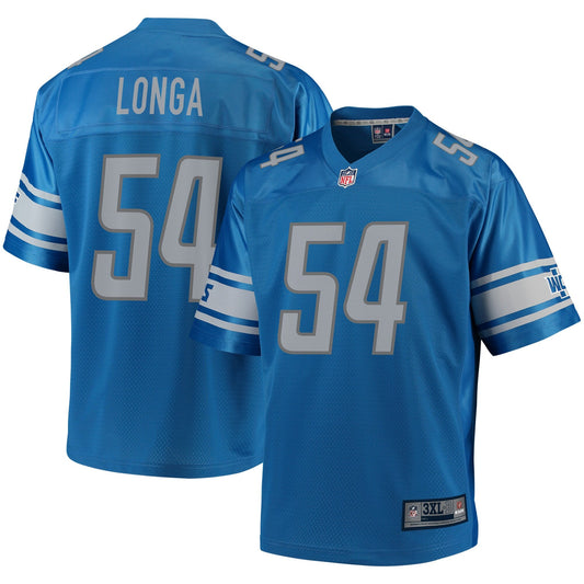 Detroit Lions Steve Longa Big Tall NFL jersey front view