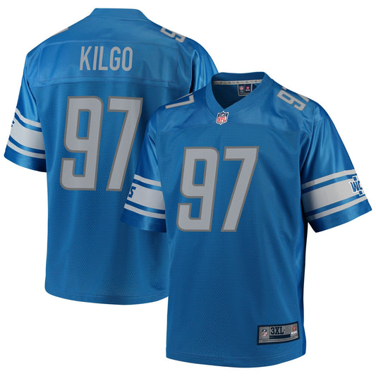 Detroit Lions Darius Kilgo Big Tall NFL jersey front view