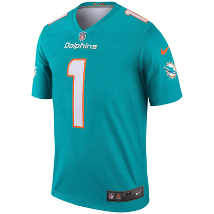 Miami Dolphins Tua Tagovailoa Legend NFL jersey front view