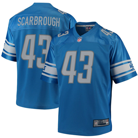 Detroit Lions Bo Scarbrough Big Tall NFL jersey front view