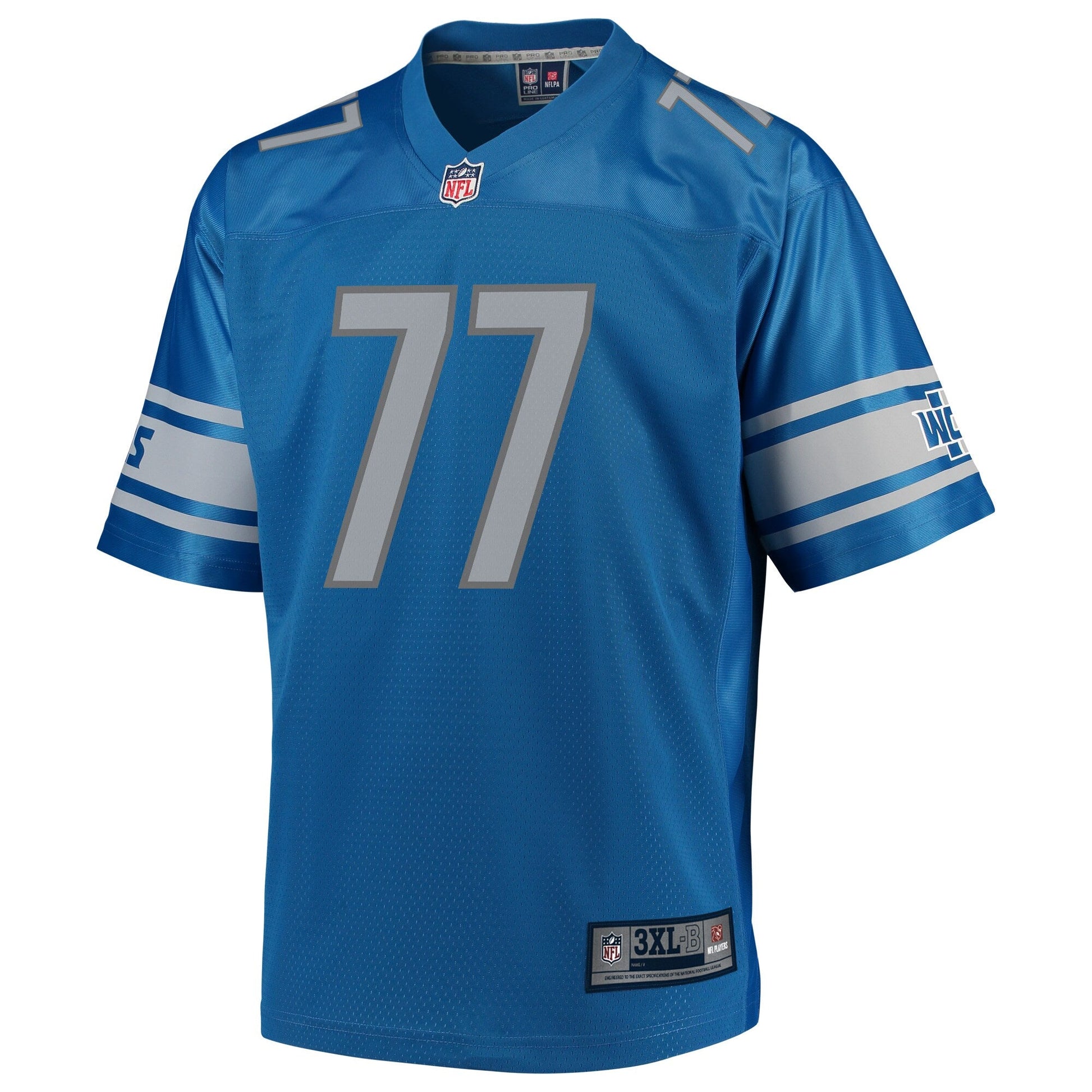 Detroit Lions Frank Ragnow Big Tall NFL jersey front view
