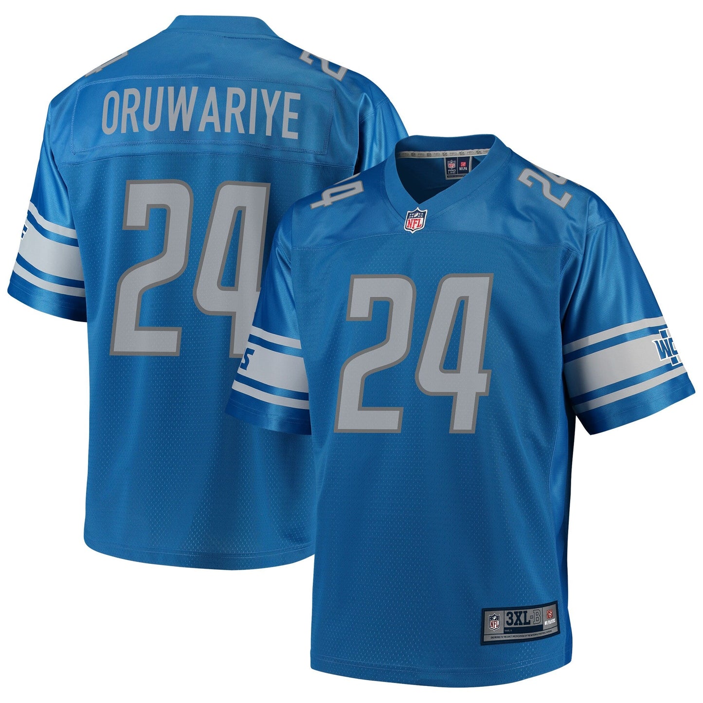 Detroit Lions Amani Oruwariye Big Tall NFL jersey front view