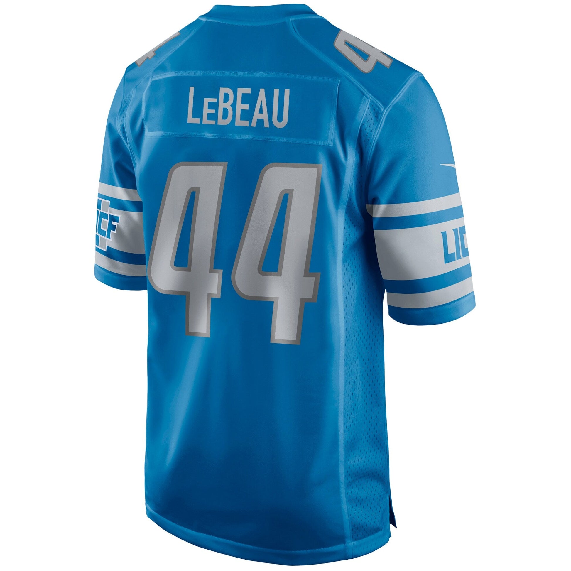 Detroit Lions Dick Lebeau NFL jersey front view
