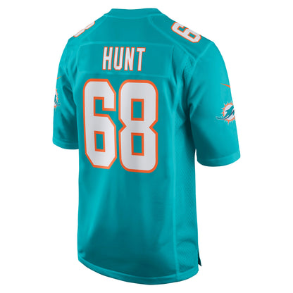 Miami Dolphins Robert Hunt NFL jersey front view