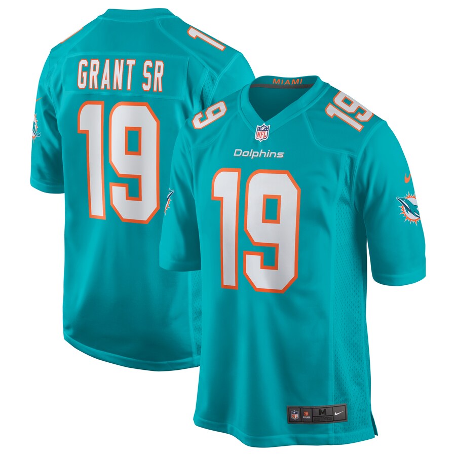 Miami Dolphins Jakeem Grant Sr NFL jersey front view