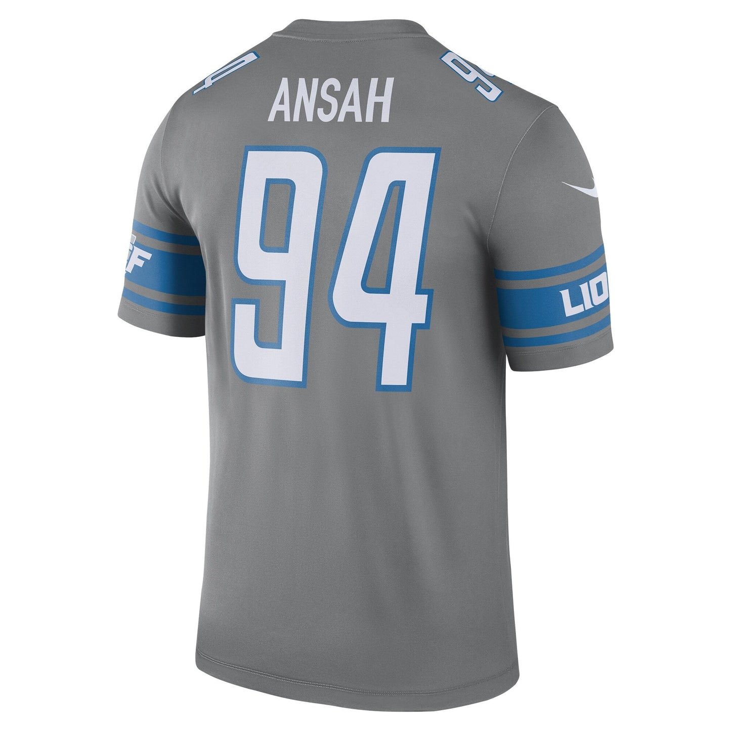 Detroit Lions Ziggy Ansah Steel Legend NFL jersey front view