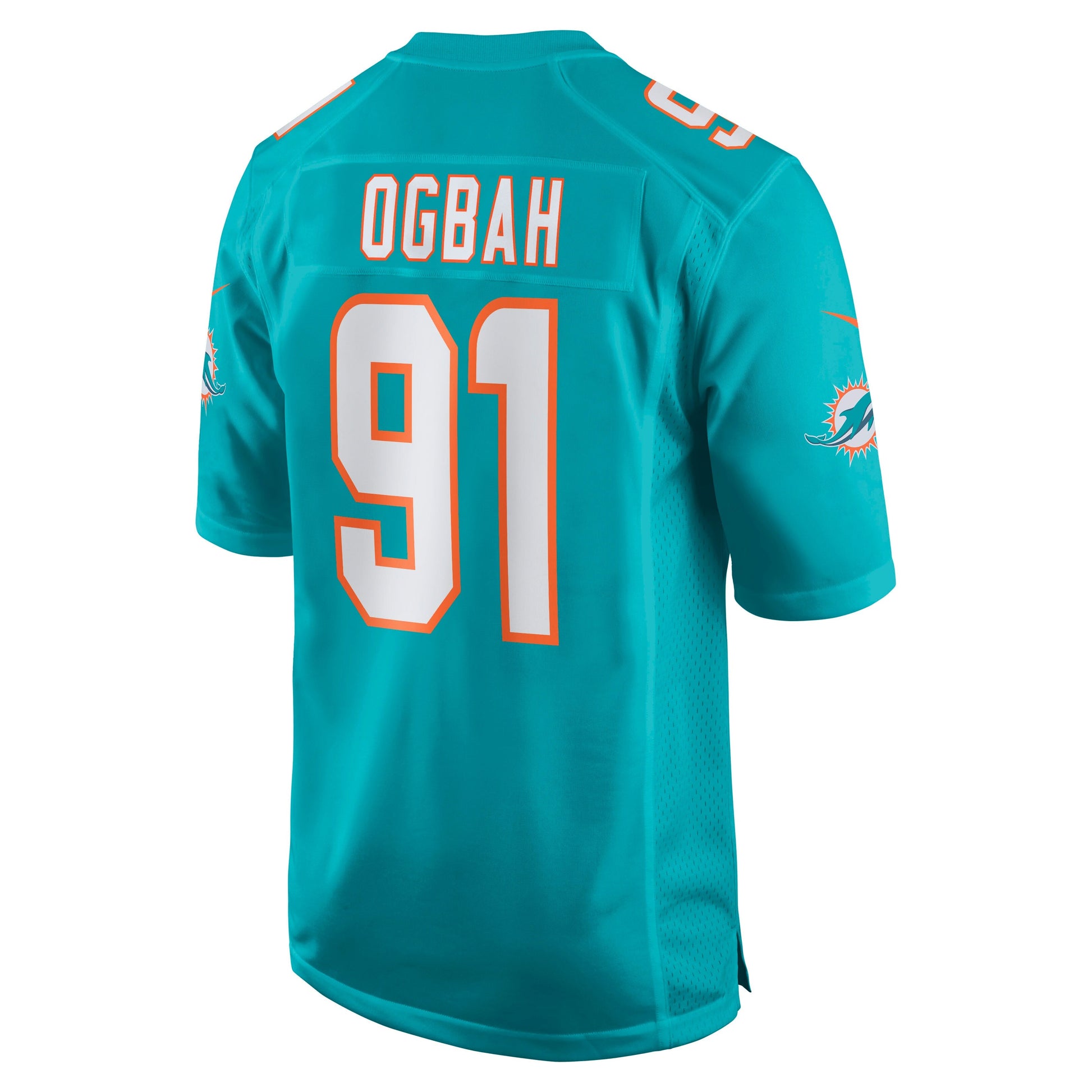 Miami Dolphins Emmanuel Ogbah NFL jersey front view