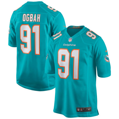 Miami Dolphins Emmanuel Ogbah NFL jersey front view