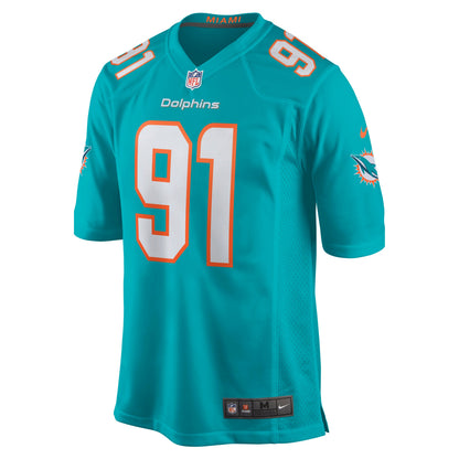 Miami Dolphins Emmanuel Ogbah NFL jersey front view