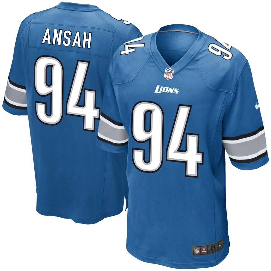 Detroit Lions S Ezekiel Ansah NFL jersey front view