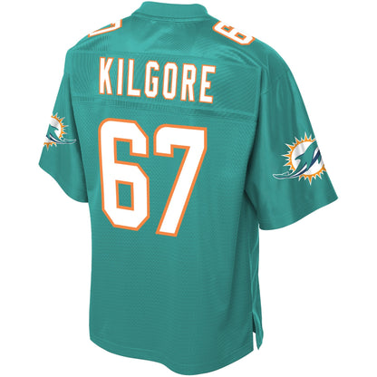 Miami Dolphins Daniel Kilgore Big Tall NFL jersey front view
